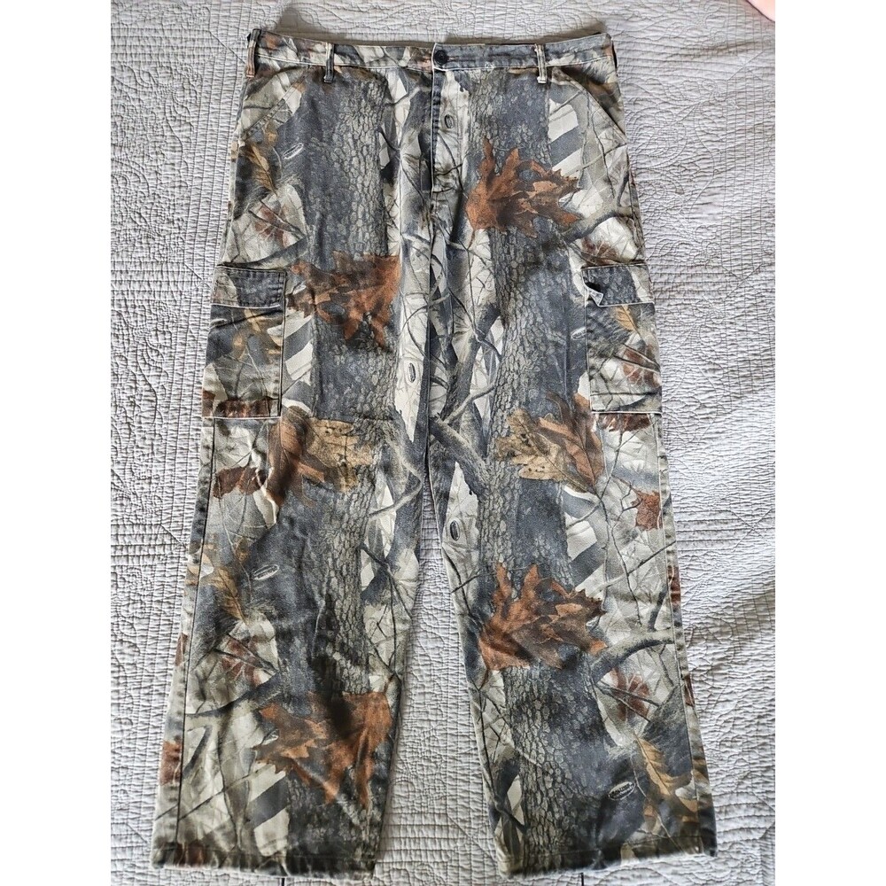 Vintage LIBERTY Camo Pants Cargo Hunting 40x33 XL Realtree Hardwoods
